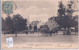 AUXERRE- PORTE DE PARIS ET SAINT-GERMAIN- ATTELAGE - Auxerre