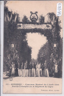 AUXERRE- CONCOURS MUSICAL DU 5 AOUT 1906- ARC-DE-TRIOMPHE DU 4 EME REGIMENT DE LIGNE - Auxerre