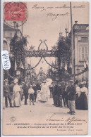 AUXERRE- CONCOURS MUSICAL DU 5 AOUT 1906- ARC-DE-TRIOMPHE DE LA PORTE DU TEMPLE - Auxerre