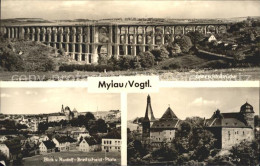 42210106 Mylau Goeltzschtalbruecke Rudolf Breitscheid Platz Burg Mylau - Mylau