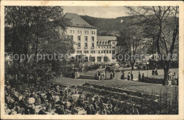 42209601 Oberschlema Erzgebirge Kurhotel Restaurant Terrasse Oberschlema - Bad Schlema