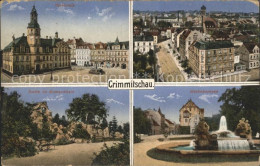 42206534 Crimmitschau Marktplatz Grotte Im Bismarckhain Gedenkstein Wettinbrunne - Crimmitschau