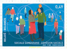 131465 MNH BELGICA 2003 COHESION SOCIAL - Other & Unclassified