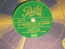DISQUE 78 TOURS BARYTON  ANDRE BAUGE 1927 - 78 Rpm - Schellackplatten