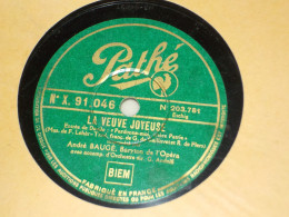 DISQUE 78 TOURS BARYTON  ANDRE BAUGE 1930 - 78 Rpm - Schellackplatten