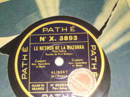 DISQUE 78 TOURS REFAIN POPULAIRE ALIBERT DE L EMPIRE 1931 - 78 T - Discos Para Fonógrafos