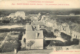 50 , ST PIERRE L'EGLISE , Vue Panoramique , Coté De La Gare  , * 414 12 - Saint Pierre Eglise