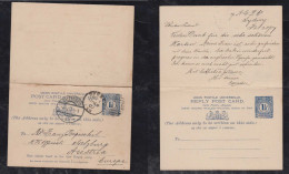 New South Wales Australia 1907 Question/Reply Stationery Postcard SYDNEY X SALZBURG Austria - Cartas & Documentos