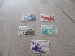 G1 France Légion Des  Volontaires Français Contre Le Bolchevisme L.V.F. N°6 à 10 Sans  Charnière - War Stamps
