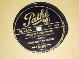 DISQUE 78 TOURS SLOW FOX ET PASO DOBLE DU FILM THREE GIRLS AND A  SAILOR GEORGES BRIEZ 1946 - 78 Rpm - Gramophone Records