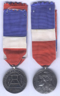 Médaille D'Honneur Industrie - Travail - Commerce - Classe Argent - Nominative 1986 - Frankreich