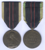 Médaille De La Résitance 1940 - 1945 - Belgien