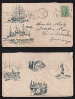 Australia 1938 Picture Advertising Cover To X DRESDEN Germany - Cartas & Documentos