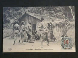 DB0 GABON  SUR BELLE CARTE 1913 SETE CAMA  A ASNIERES FRANCE  +SURCHARGE + AFF. INTERESSANT++++ - Storia Postale