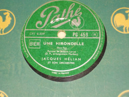 DISQUE 78 TOURS FOX TROT ET SLOW FOX DE JACQUES HELIAN 1950 - 78 T - Disques Pour Gramophone