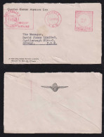 Australia 1948 Meter Cover 2½p SYDNEY QANTAS Empire Airways - Brieven En Documenten