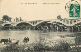 42 , ANDREZIEUX , Le Pont En Construction * 439 31 - Andrézieux-Bouthéon