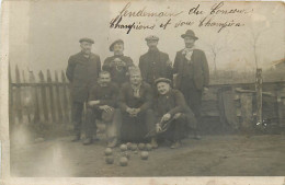 PETANQUE , Boules Lyonnaise , Carte Photo Non Localisée , * 441 87 - Bowls