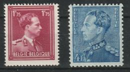 België OCB 832 / 833 ** MNH - 1936-1957 Open Kraag