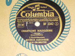 DISQUE VYNIL 78 TOURS MARCHE DE MAURICE  ALEXANDER  1950 - 78 T - Discos Para Fonógrafos