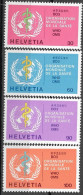 1975 Schweiz  Ausg. F. Int. Organisationen, OMS / WHO  MI. 38-9 **MNH - Nuovi