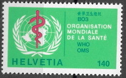 1986 Schweiz  Ausg. F. Int. Organisationen, OMS / WHO  MI.  40 **MNH - Ongebruikt