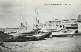 EGYPTE , ALEXANDRIE , Le Port , Messageries Maritimes , *  452 72 - Alexandrie