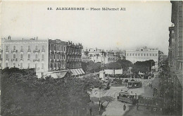 EGYPTE , ALEXANDRIE , Place Mehemet Ali , Messageries Maritimes , *  452 73 - Alexandrie