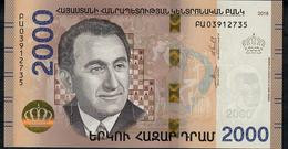 ARMENIA NLP 2000 DRAM 2018 Signature 9  UNC - Armenië