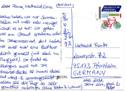 61231 - Niederlande - 2011 - "1" Fahrrad EF A AnsKte AMSTERDAM - ... -> Deutschland - Cartas & Documentos