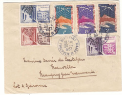 Monaco - Lettre De 1952 - Oblit Monte Carlo - Exp Vers Beauvallon - Radio - Valeur 70 € (  65 + 5 ) En .....2011 - Covers & Documents