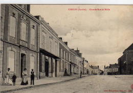 Conlie Grande Rue Et Halle - Conlie