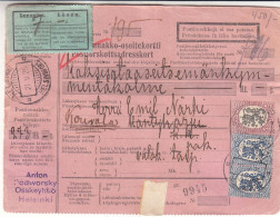 Finlande - Document De 1925 - Oblit Helsinki - Cachets De Kouvola Et Mäntyharju - - Lettres & Documents