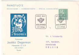 Finlande - Carte Postale De 1958 - Oblit Aulanko - - Cartas & Documentos