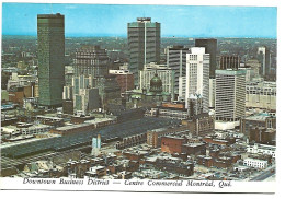 DOWNTOWN BUSINESS DISTRICT - CENTRE COMMERCIAL.-  MONTREAL - QUEBEC.- ( CANADA ) - Montreal