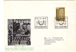 Finlande - Lettre De 1967 - Oblit Helsinki - - Lettres & Documents