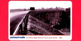 VIACARD - Serie Storica 1998 - A1 Firenze Roma, Ponte Sul Tevere, Baschi 1963 - Tessera N. 404 - 100.000 - Pub - 09.1998 - Altri & Non Classificati