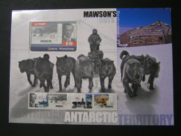 AUSTRALIA 1999 MAWSONS HUTS Restoration End Stamp Folder.. - Australie