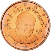 Cité Du Vatican, Benedict XVI, 2 Euro Cent, 2010, Rome, BE, Cuivre Plaqué - Vatican