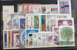 Österreich 1975 Kompletter Jahrgang Mi. 1474 - 1505   Postfrisch MNH **    #6349 - Full Years