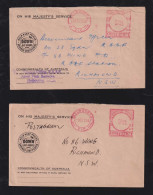 Australia 1950 2 Meter Cover 2½p MELBOURNE X RICHMOND Help Keep Prices Down Buy Bonds - Briefe U. Dokumente