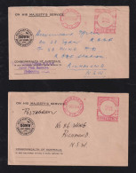 Australia 1950 2 Meter Cover 2½p MELBOURNE X RICHMOND Help Keep Prices Down Buy Bonds - Covers & Documents