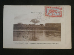 DB0 CONGO FRANCAIS BELLE CARTE  1913 BRAZZA A  LIBREVILLE GABON  +PLAINE ++ AFF. INTERESSANT++++ - Briefe U. Dokumente