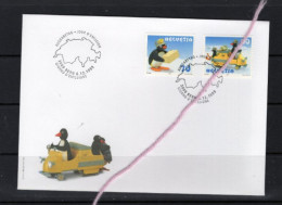 (alm) SUISSE PINGU PINGOUIN Fdc - Pinguïns & Vetganzen