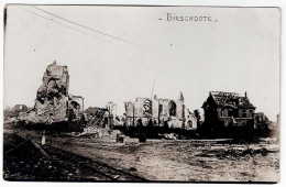 BIXSCHOOTE - Fotokaart Ruine Kerk. - Langemark-Pölkapelle