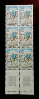 France 1972 Bloc De 6 Timbres Neuf** YV N° 1710 Facteur Rural à Bicyclette - Feuilles Complètes