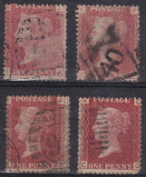 4 X Queen Victoria  AJ  FJ40  BP GC - Used Stamps