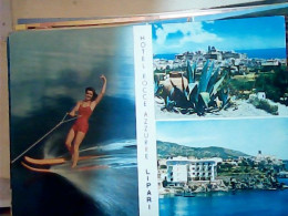 PIN UP  RAGAZZA  SCI NAUTICO HOTEL ROCCE AZZURRE LIPARI  VB1964 MOTONAVR BASILUZZO  JR4808 - Water-skiing