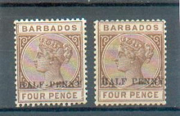 A 312 - BARBADE - YT 48 * Et 48a * - Barbados (...-1966)