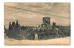 Oostrozebeke  FOTOKAART Van De Vernielde Kerk Na De Brand In 1935   Foto J Santens Meulebeke - Oostrozebeke